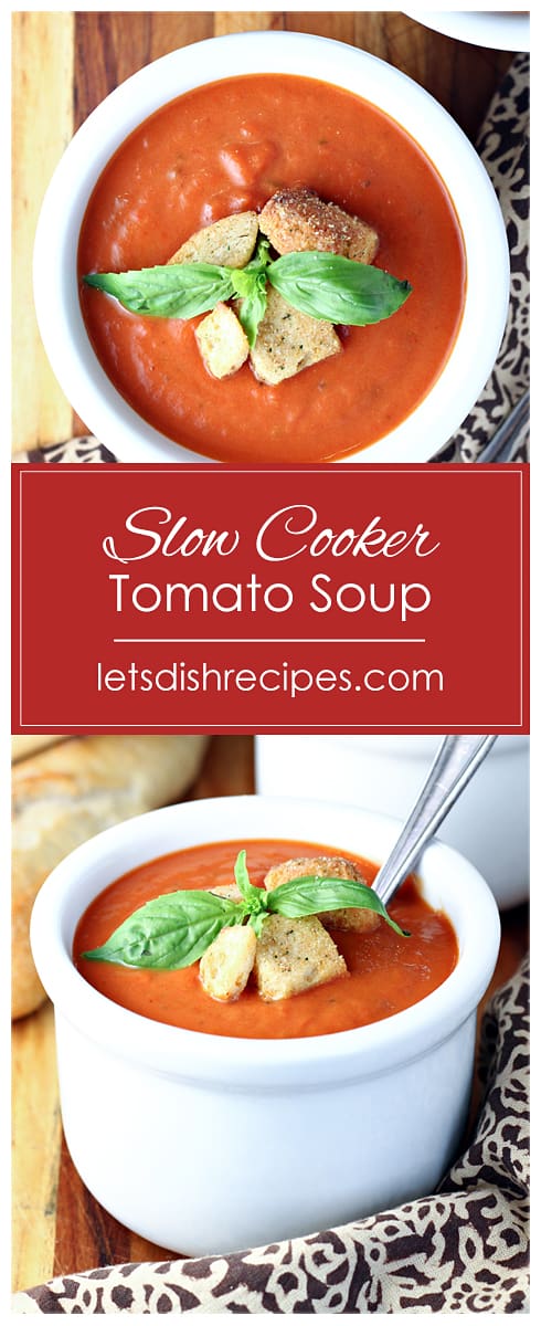 Slow Cooker Tomato Soup