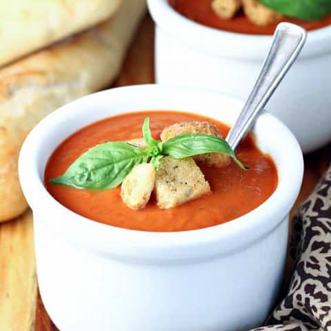 Slow Cooker Tomato Soup feature