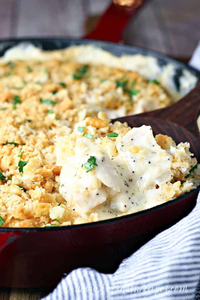 Cheesy Poppy Seed Chicken Casserole