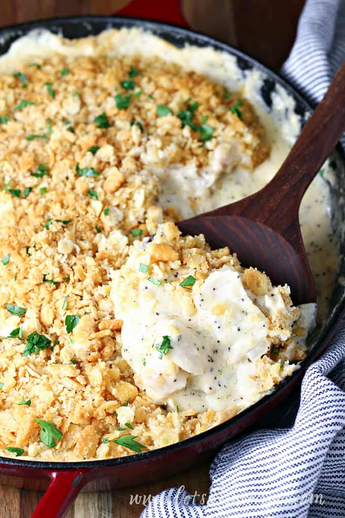 Cheesy Poppy Seed Chicken Casserole