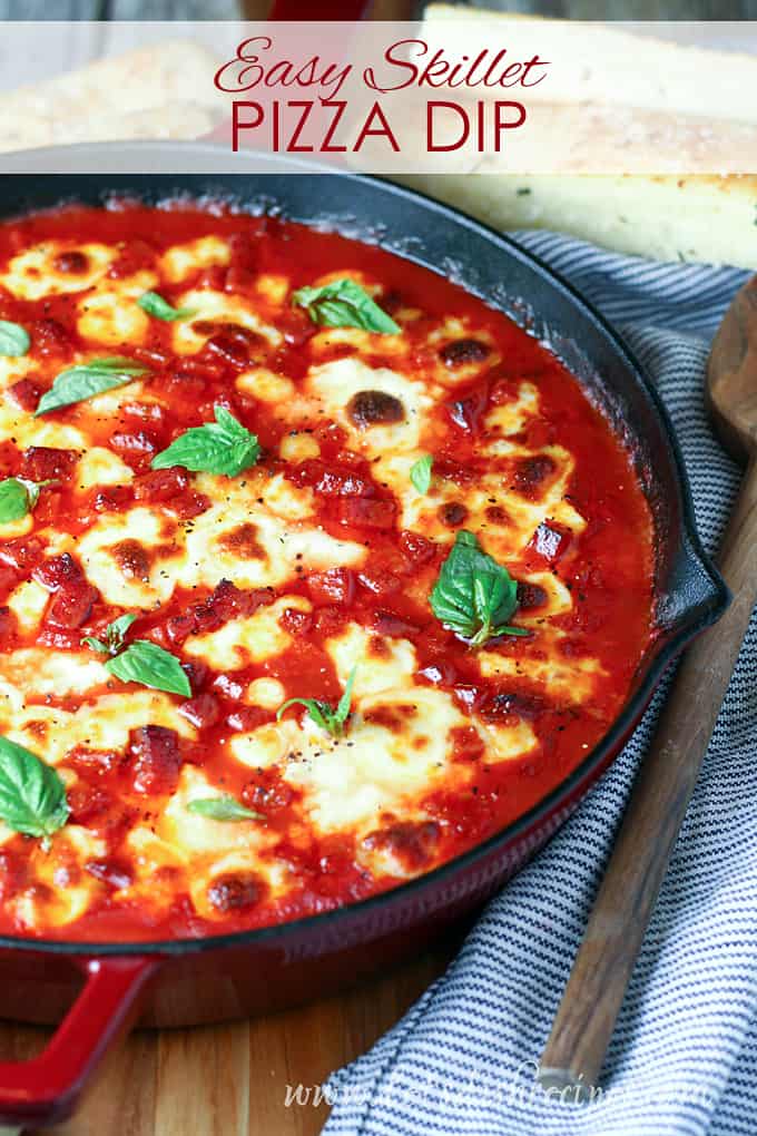 Easy Skillet Pizza Dip