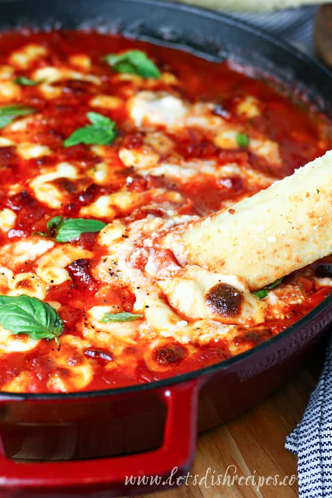 Easy Skillet Pizza Dip