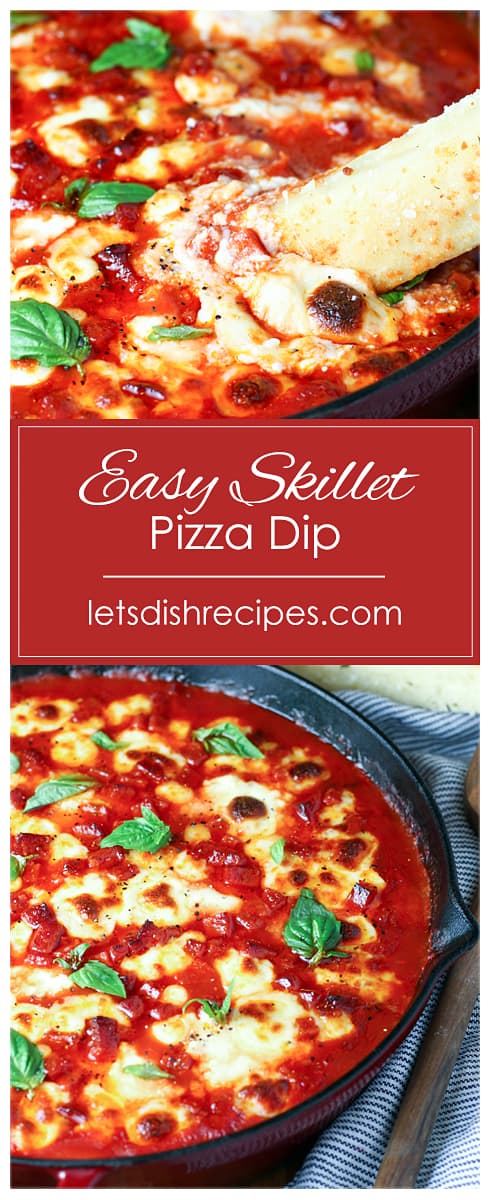 Easy Skillet Pizza Dip