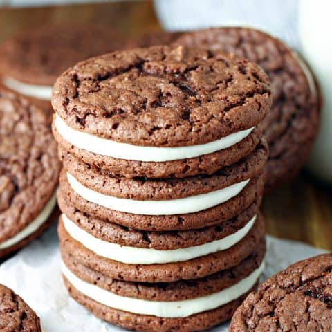 Homemade Oreo Sandwich Cookies feature