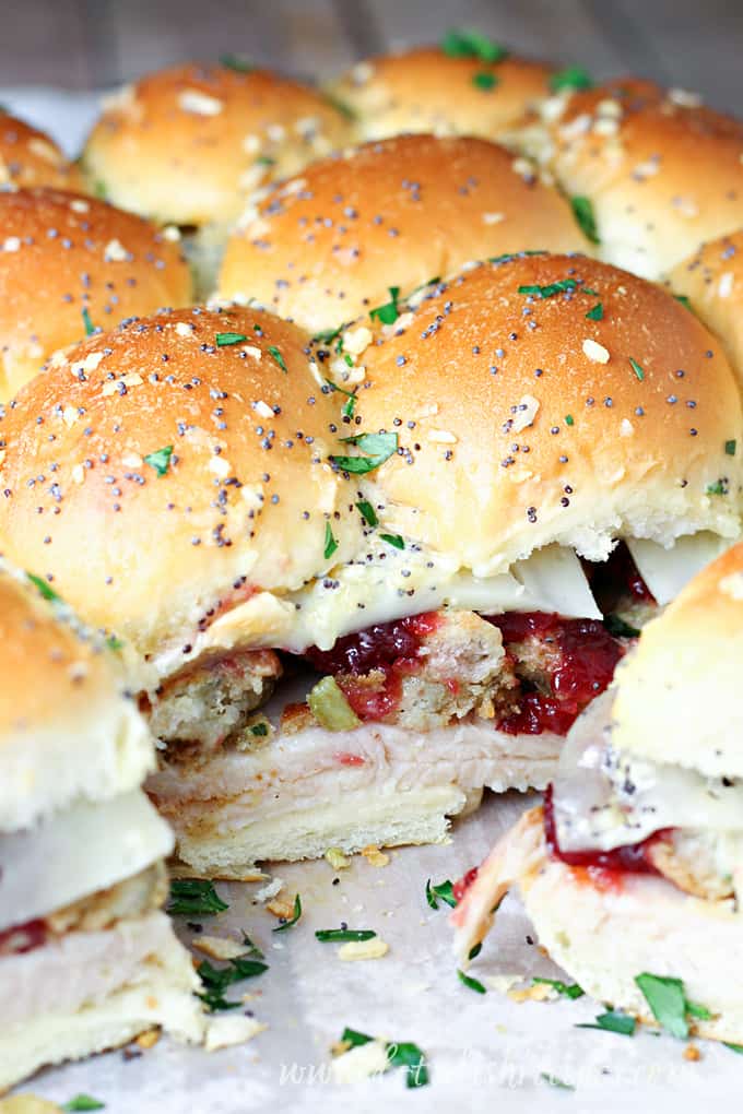 Leftover Thanksgiving Turkey Sliders