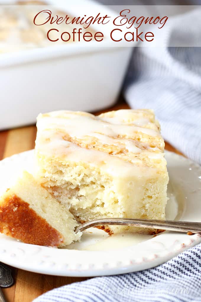 Overnight Eggnog Coffee Cake