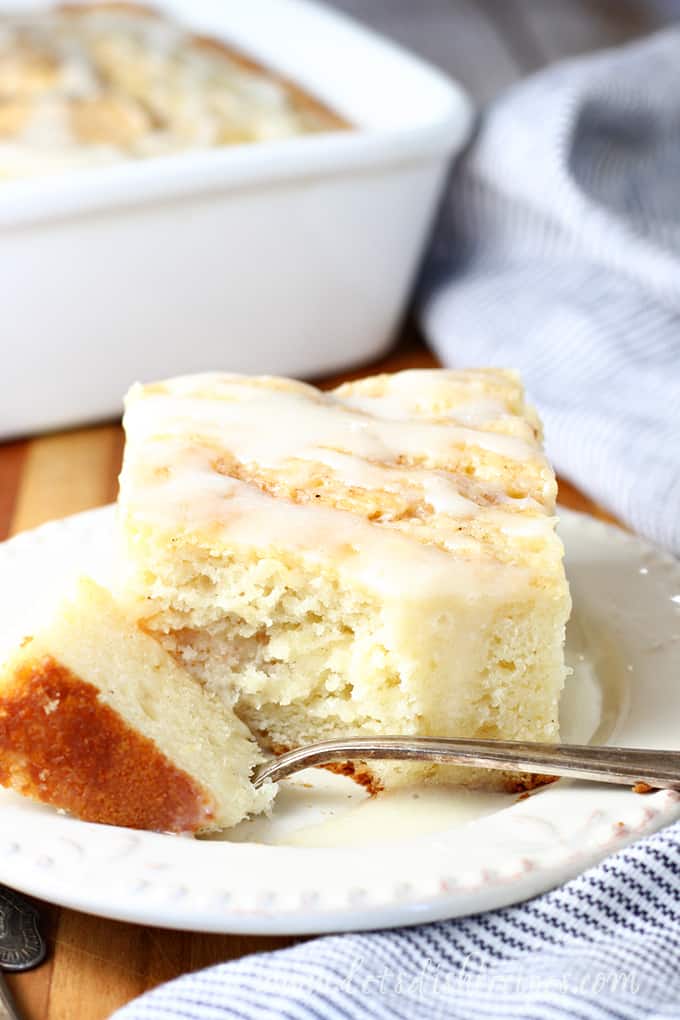 Overnight Eggnog Coffee Cake