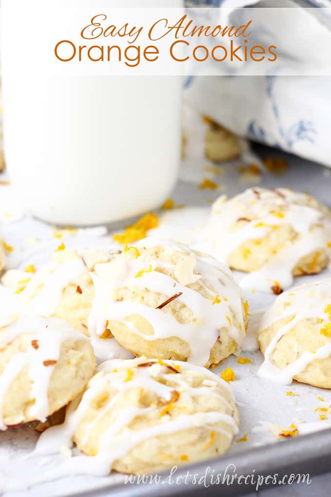 Easy Almond Orange Cookies