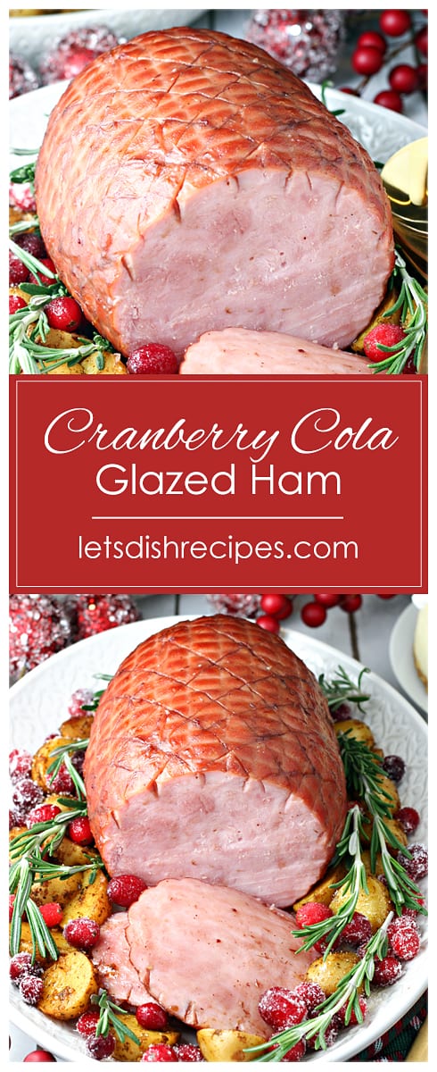 Slow Cooker Cranberry Cola Glazed Ham