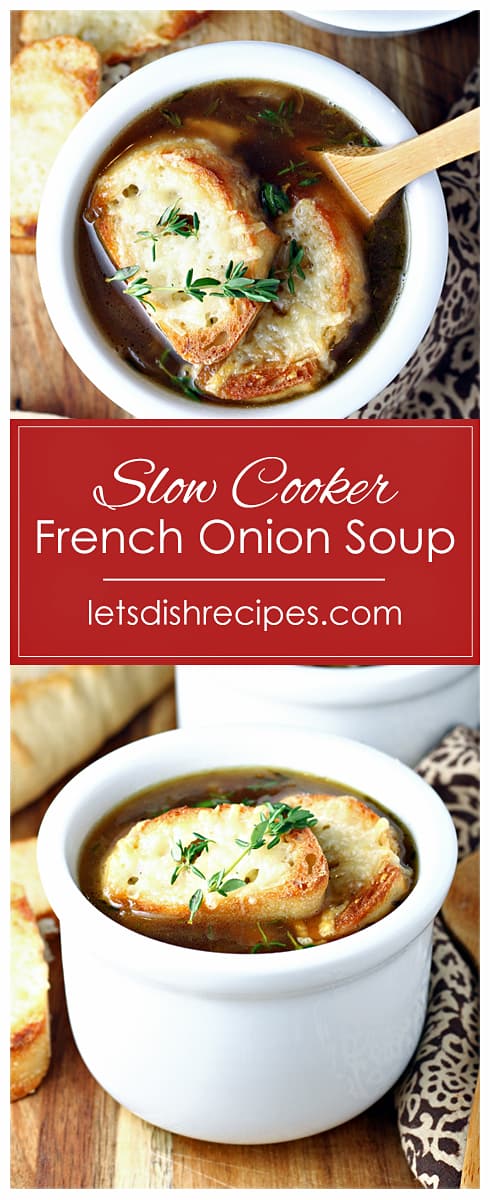 Simple Slow Cooker French Onion Soup