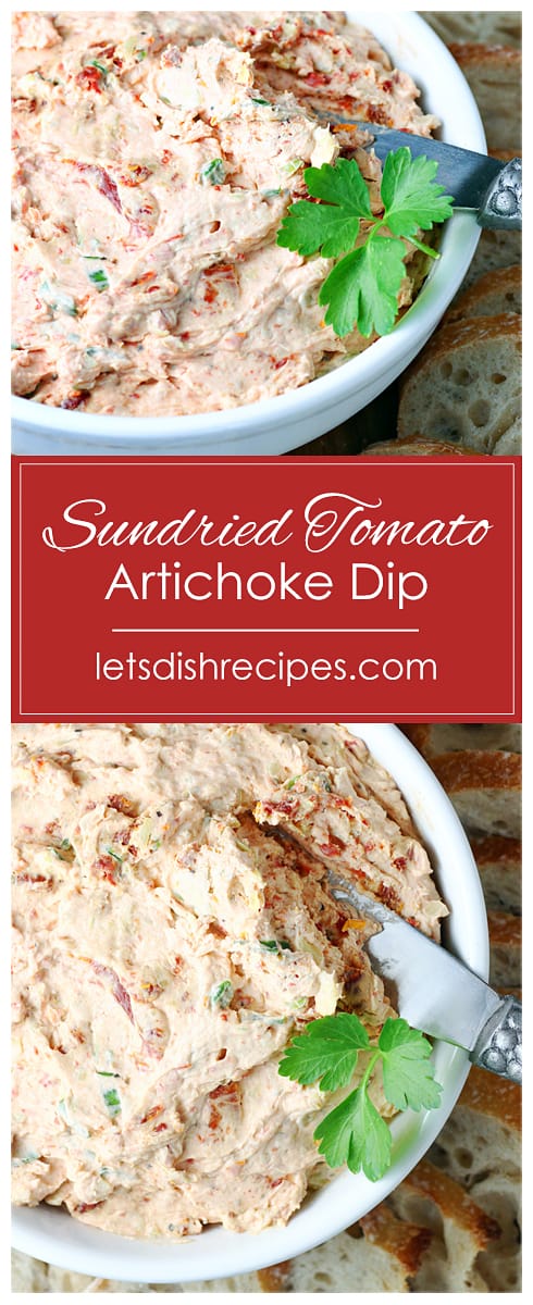 Sun-Dried Tomato Artichoke Dip