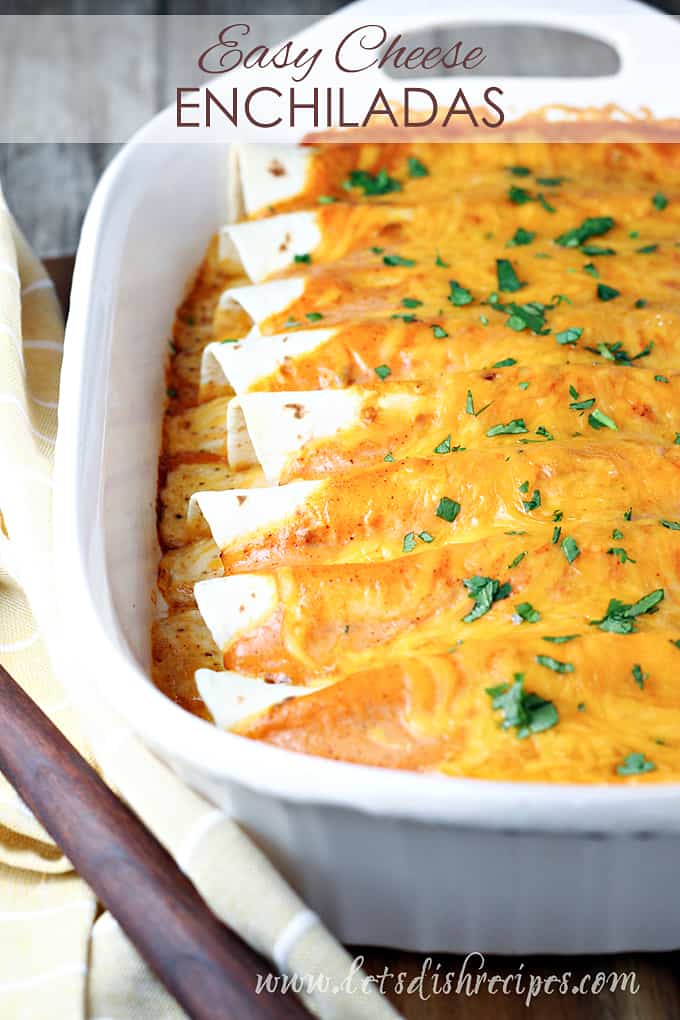 Easy Cheese Enchiladas