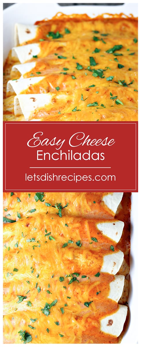 Easy Cheese Enchiladas