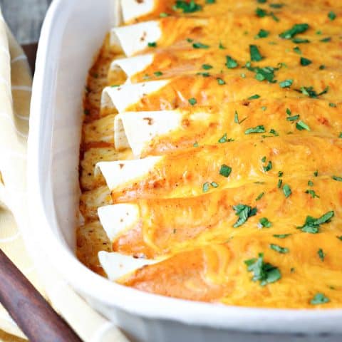 Easy Cheese Enchiladas feature