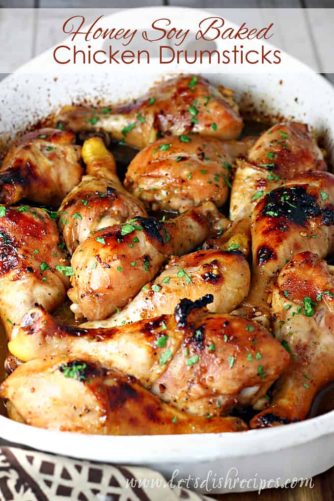 Honey Soy Baked Chicken Drumsticks