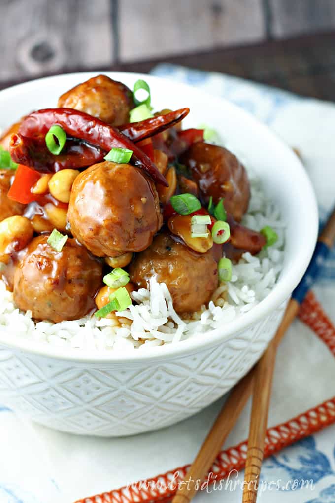 Kung Pao Meatballs