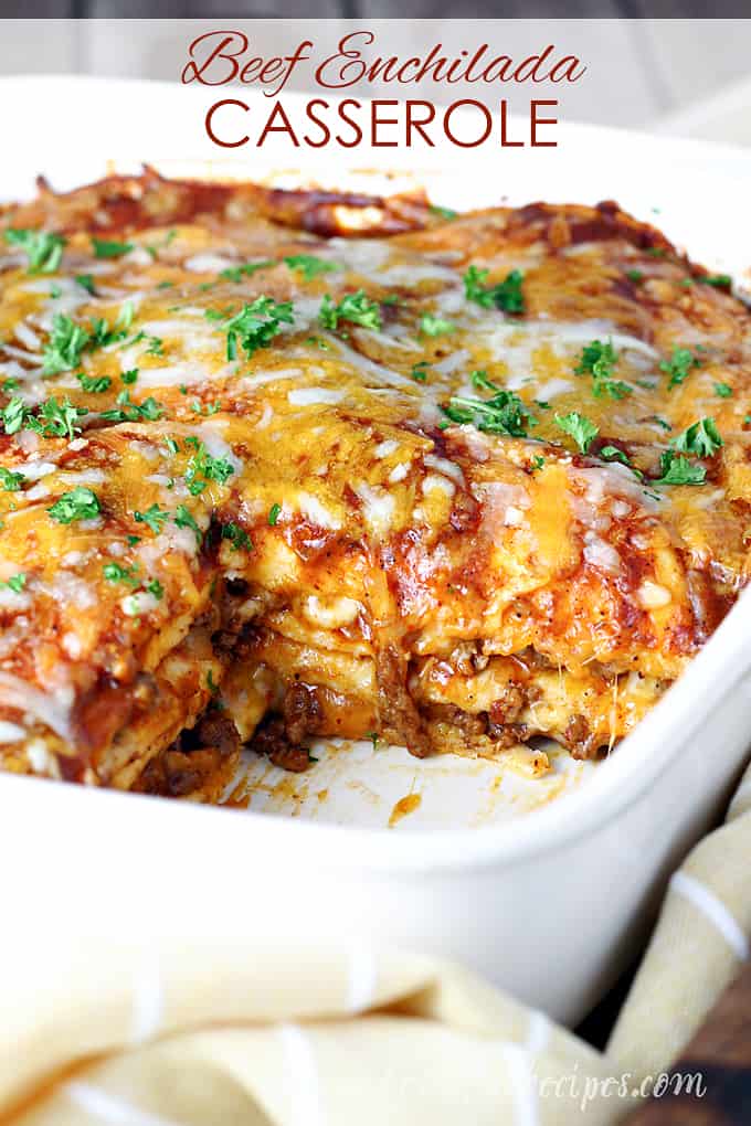 Beef Enchilada Casserole