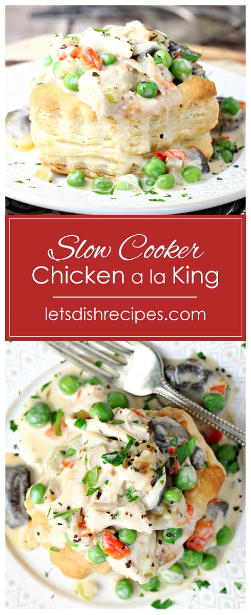 Slow Cooker Chicken a la King