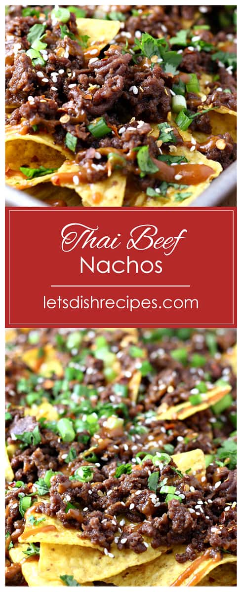 Thai Beef Nachos