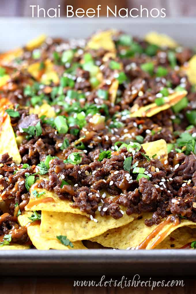 Thai Beef Nachos