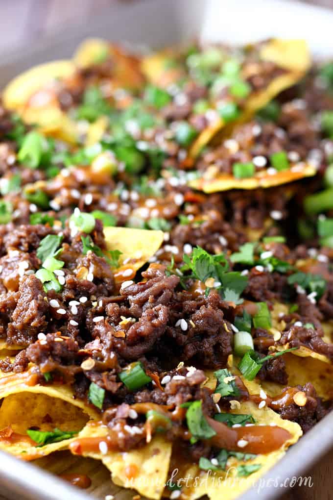 Thai Beef Nachos