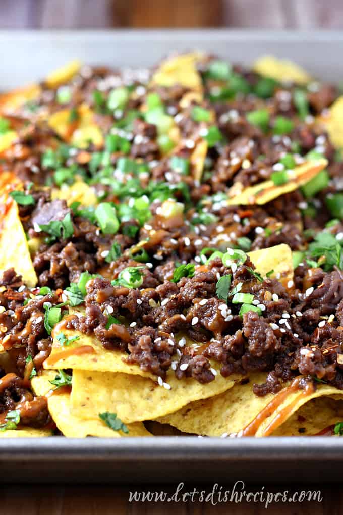 Thai Beef Nachos