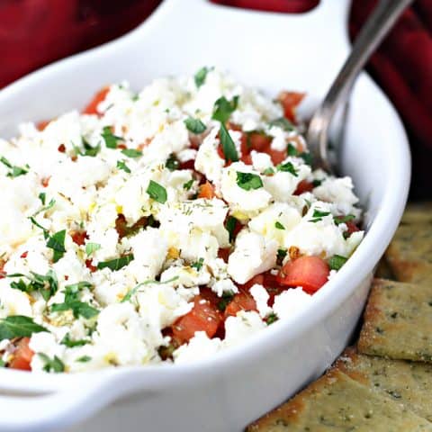 Easy Greek Feta Dip feature