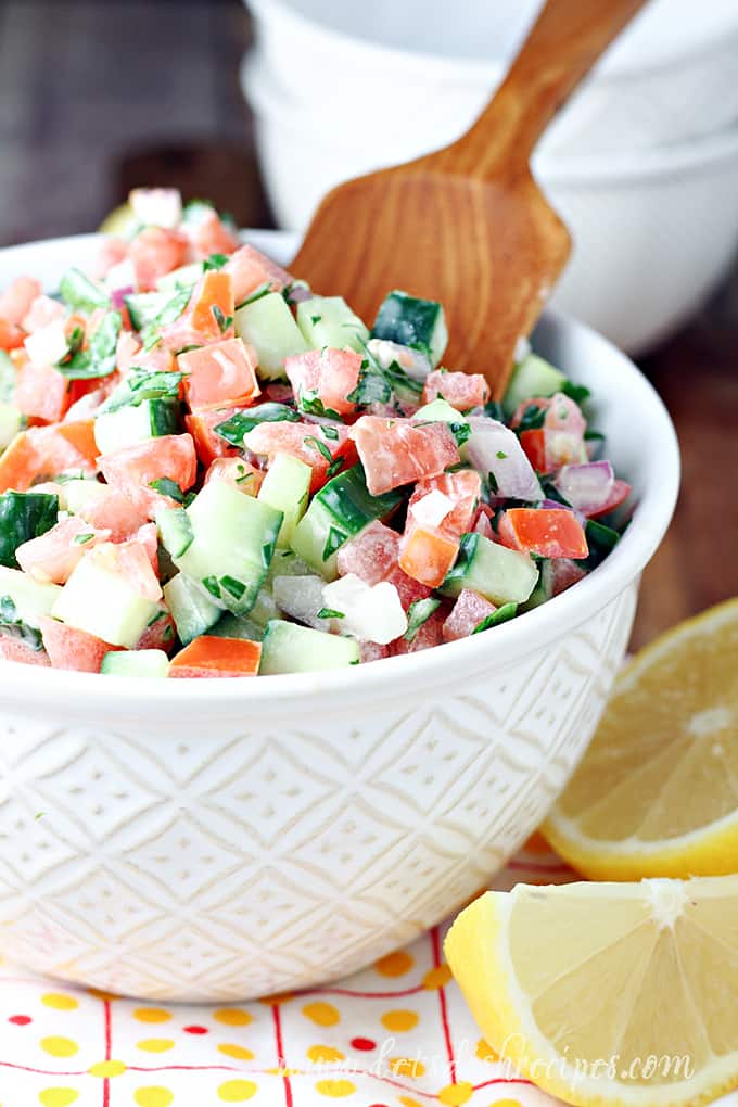 Simple Israeli Salad