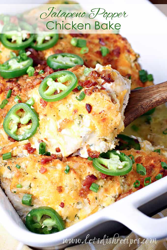 Jalapeno Popper Chicken Bake