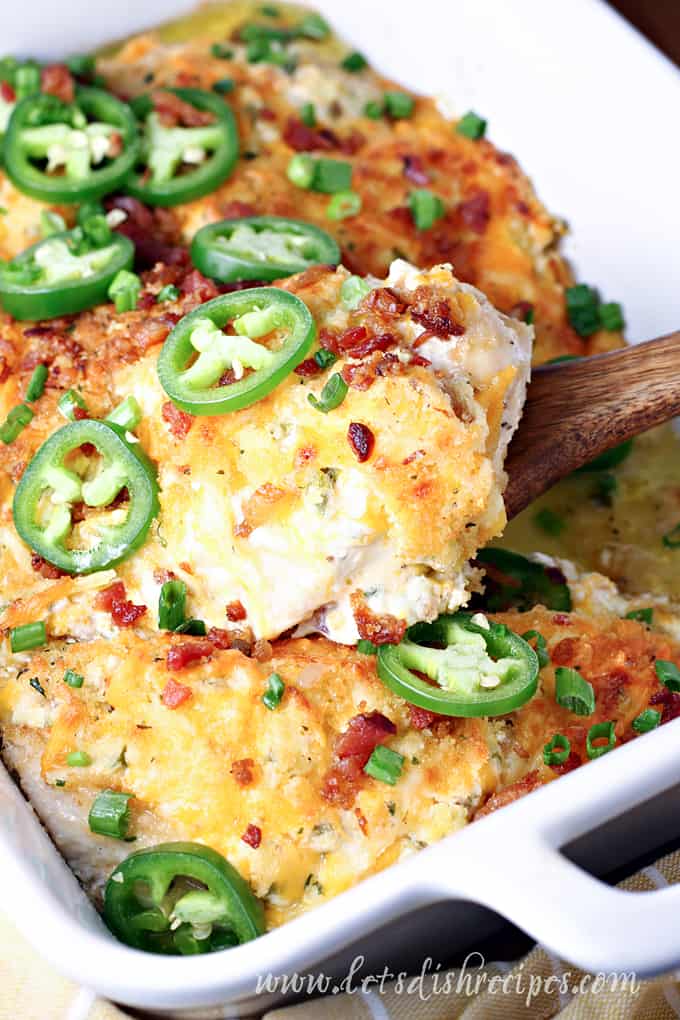 Jalapeno Popper Chicken Bake