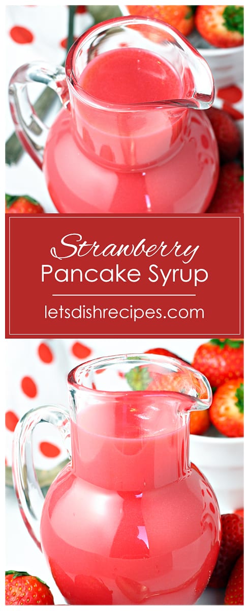 Strawberry Pancake Syrup Pin