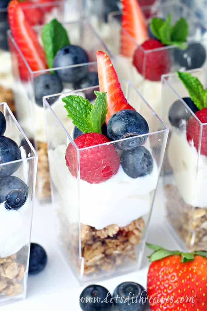 Mini Fruit and Yogurt Parfaits