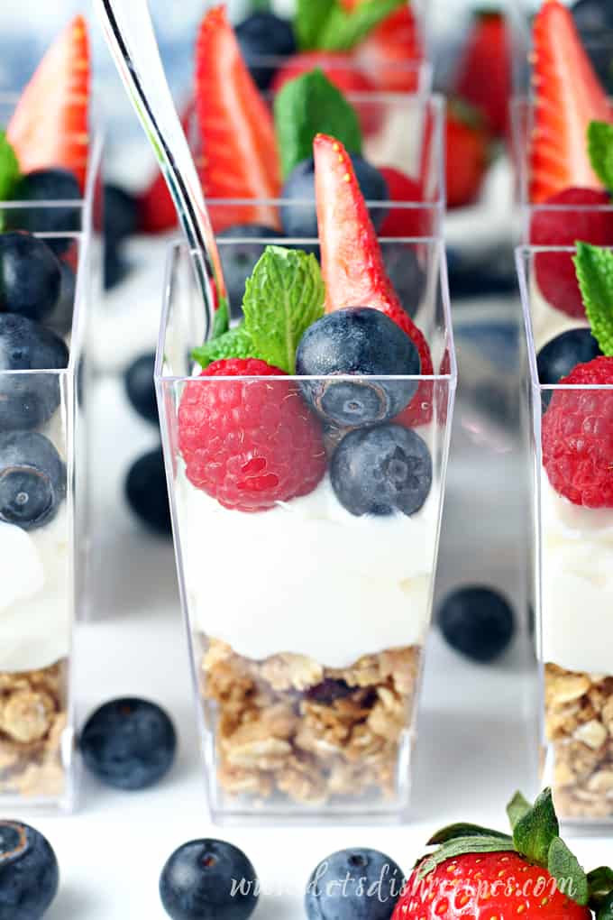 Mini Fruit and Yogurt Parfaits