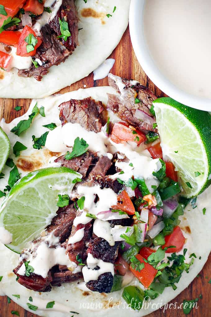 Simple Grilled Steak Tacos