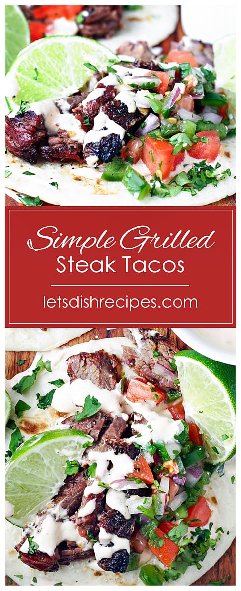 Simple Grilled Steak Tacos