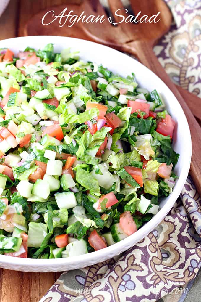 Traditional Afghan Salad