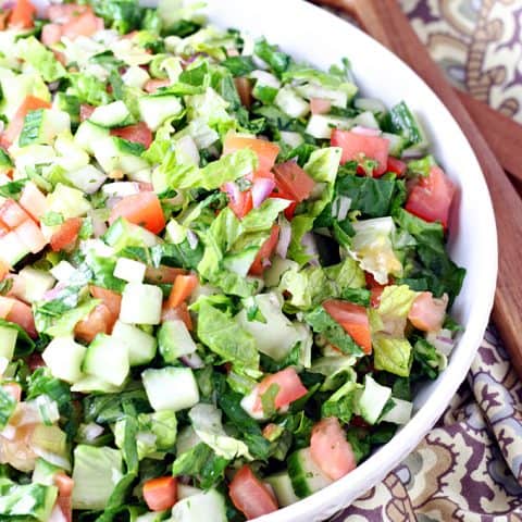 Traditional Afghan Salad feature