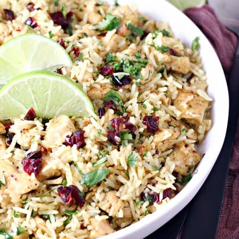 Skillet Curried Chicken and Rice feature