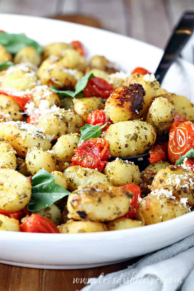 Sheet Pan Gnocchi and Tomatoes