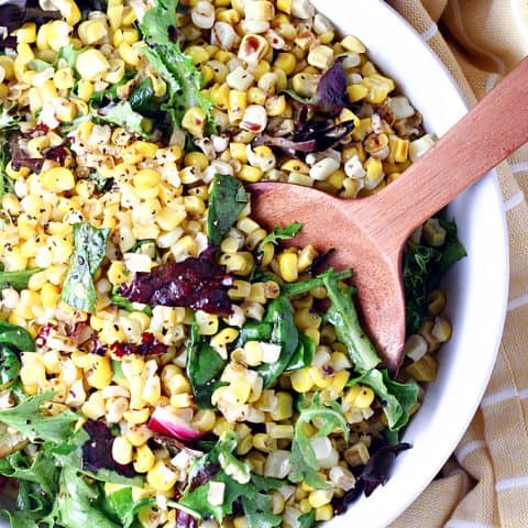 Warm Street Corn Salad feature