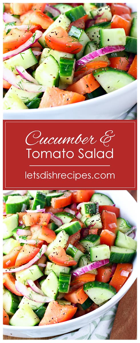 Fresh Tomato Cucumber Salad