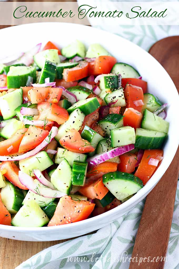 Fresh Tomato Cucumber Salad