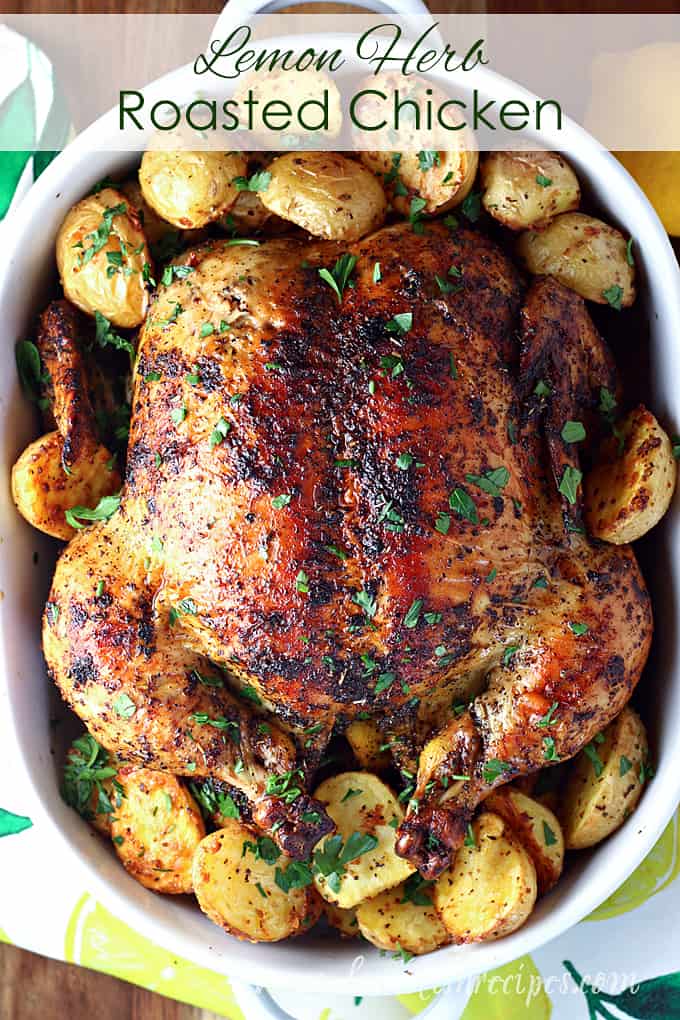 Lemon Herb Roasted Chicken 1WB