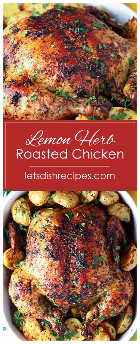 Lemon Herb Roasted Chicken Pin