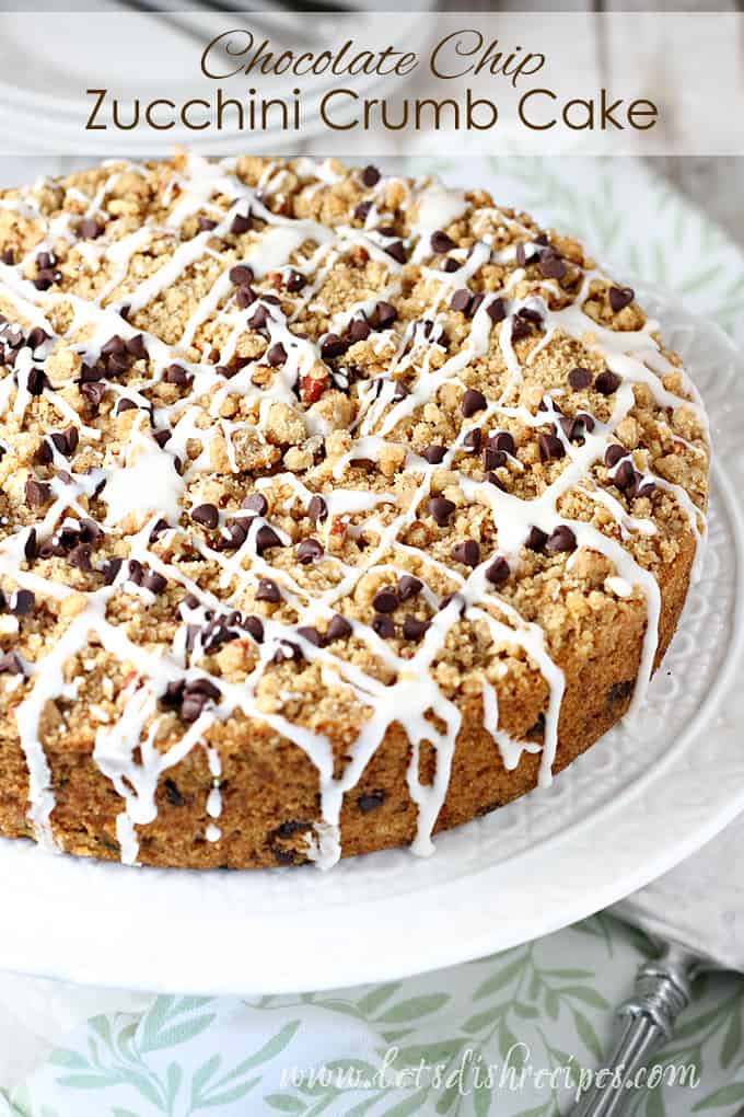 Chocolate Chip Zucchini Crumb Cake