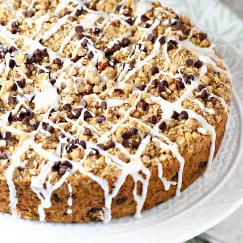 Chocolate Chip Zucchini Crumb Cake feature