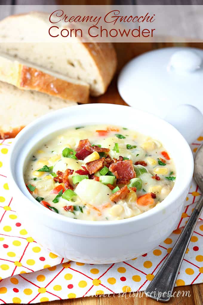 Creamy Gnocchi Corn Chowder