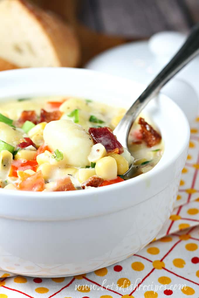 Creamy Gnocchi Corn Chowder