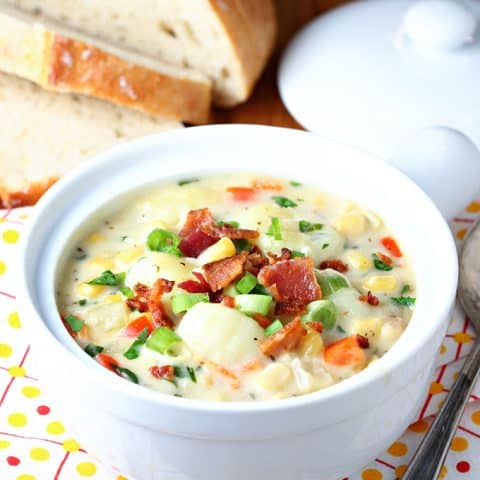 Creamy Gnocchi Corn Chowder feature