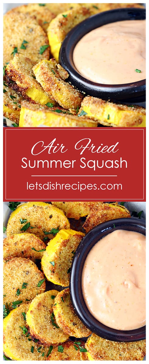 Crispy Air Fried Yellow Squash